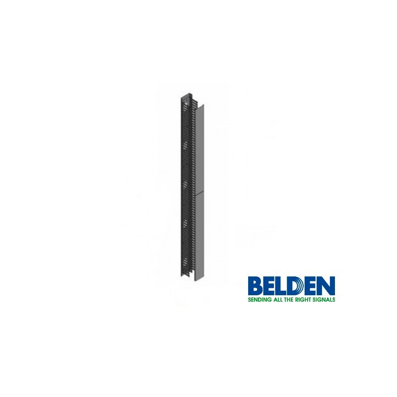 Organizador vertical belden vcmfdr4x4 con tapa