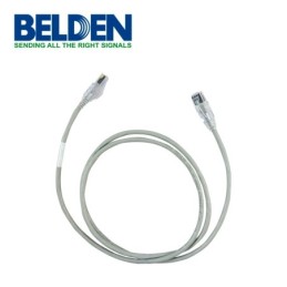 Patch cord utp cat6a belden cad1108004 forro pvc gris cmr-riser 4 pare