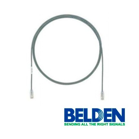 Patch cord utp cat6a belden cad1108010 forro pvc gris cmr-riser 4 pare