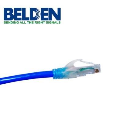 Patch cord utp cat6a belden cad1109005 forro pvc blanco cmr-riser 4 pa