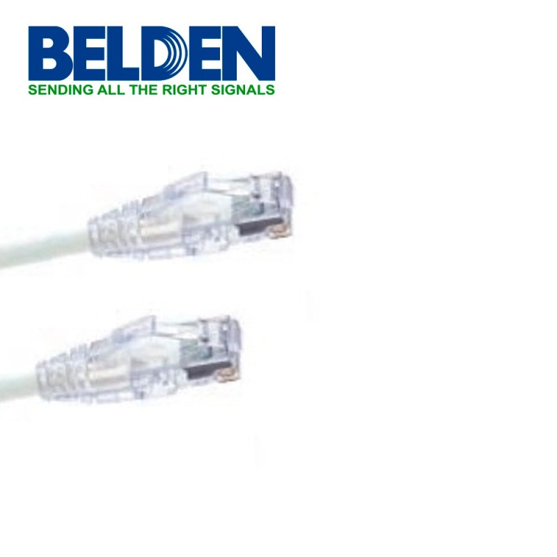 Patch cord utp cat6a belden cad1109007 forro pvc blanco cmr-riser 4 pa