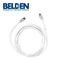 Patch cord utp cat6a belden cad1109010 forro pvc blanco cmr-riser 4 pa