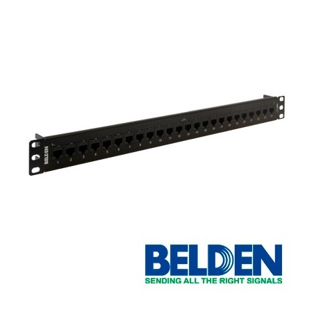 Patch panel belden ax103253 cat6 / cat6+ 24ptos 1u precargado