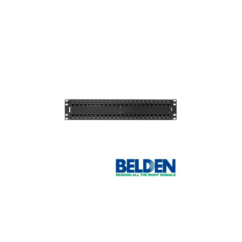 Patch panel belden ax103255 cat6 48ptos 2u precargado