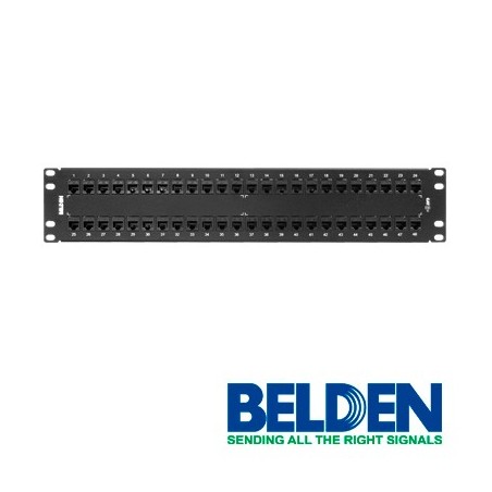 Patch panel belden ax103255 cat6 48ptos 2u precargado