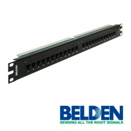 Patch panel belden ax103258 cat5e 24ptos 1u precargado