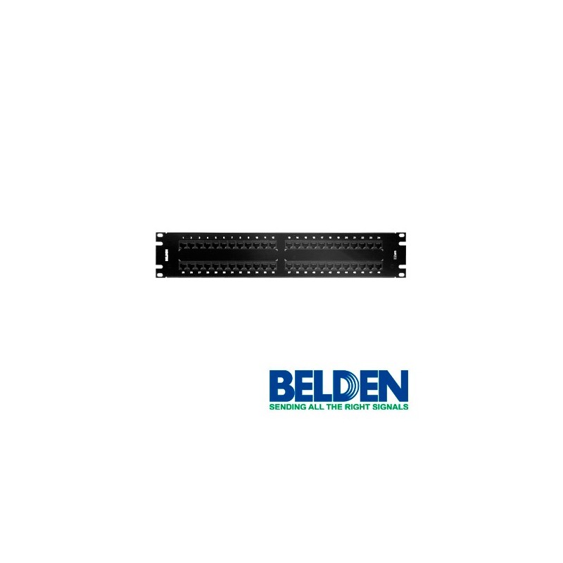 Patch panel belden ax103259 cat5e 48ptos 2u precargado