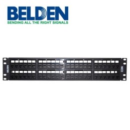 Patch panel revconnect belden rvappf2u48bk cat6a 48 puertos rj45 (prec