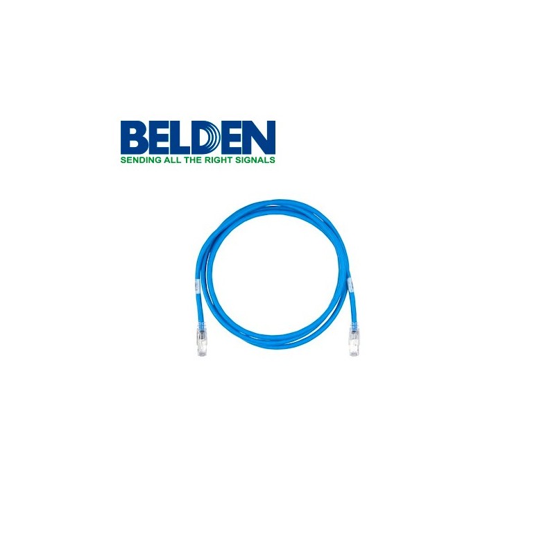 Patchcord ftp cat6a blindado belden caf1106007 forro pvc azul cmr-rise