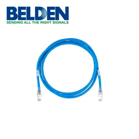 Patchcord ftp cat6a blindado belden caf1106007 forro pvc azul cmr-rise