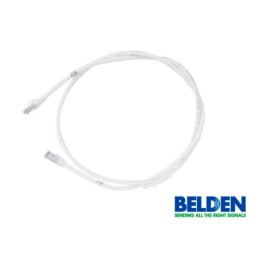 Patchcord utp cat6a belden ca21109004 forro pvc blanco cmr-riser 4 par