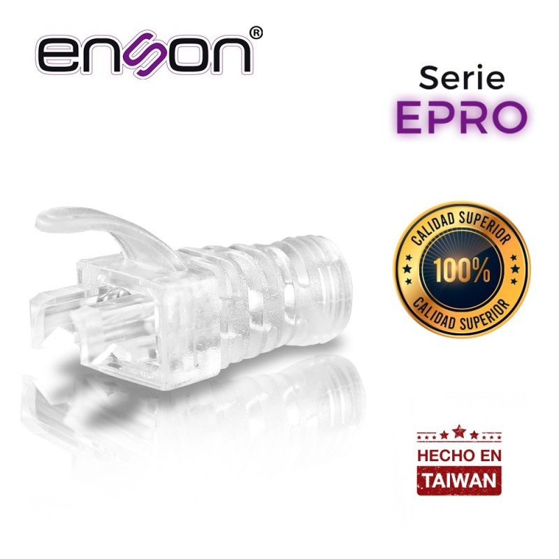 Bota para cable utp enson epro-boot-cl transparente ideal para el term