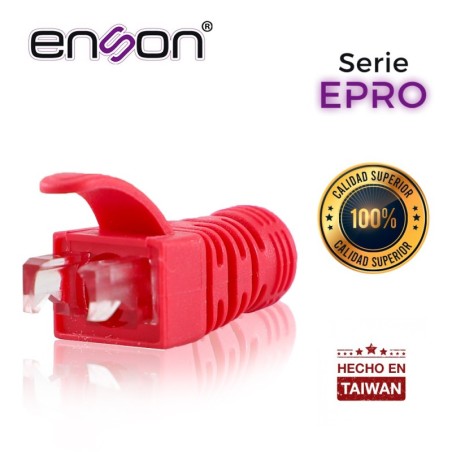 Bota para cable utp enson epro-boot-rd color rojo ideal para el termin