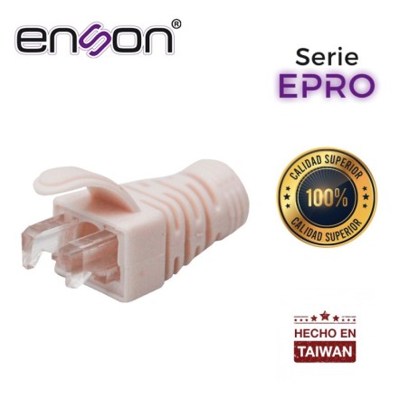 Bota para cable utp enson epro-boot-wh color blanco ideal para el term