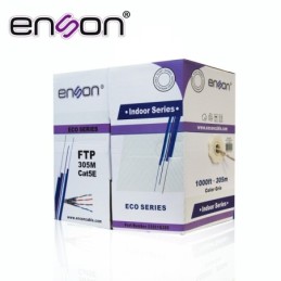 Cable ftp cat5e enson modelo ftp 22251g305 serie eco blindado calibe 2