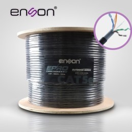 Cable utp cat5e enson epro-cat5e-ougel forro pvc+pe+gel 4 pares calibr