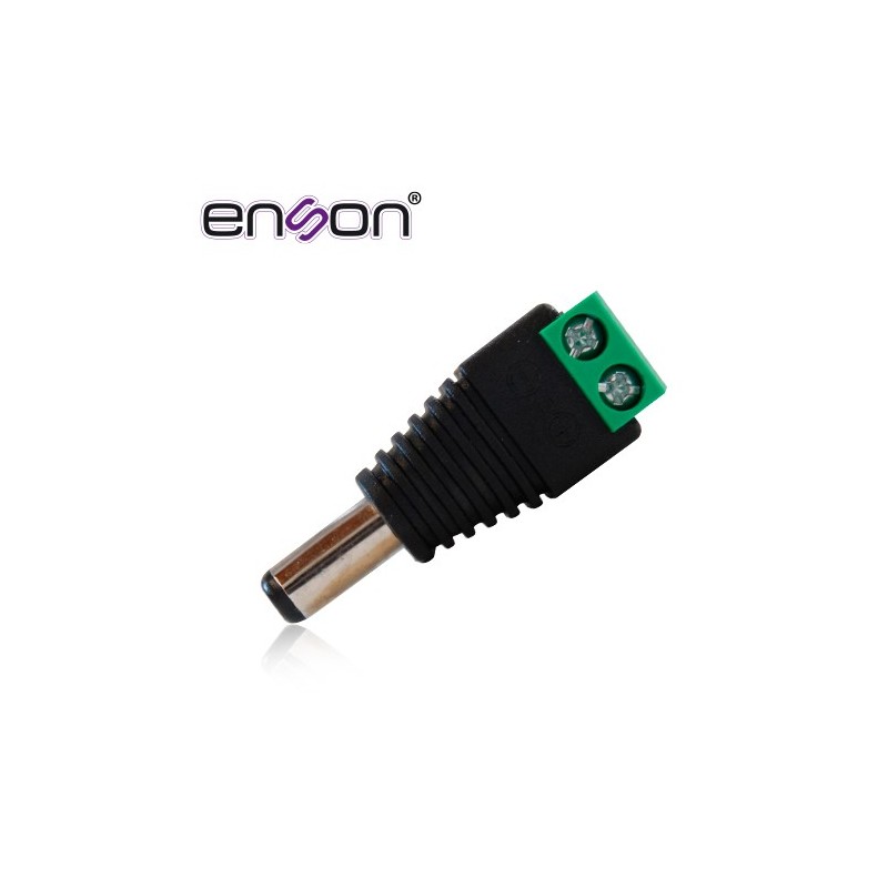 Conector de corriente ens-mc01 macho enson tipo jack 3.5 mm para camar