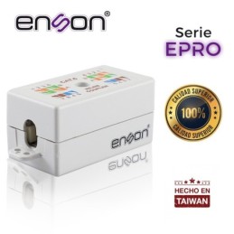 Cople utp enson epro-incop6 hilo a hilo cat6 ideal para unir de dos se