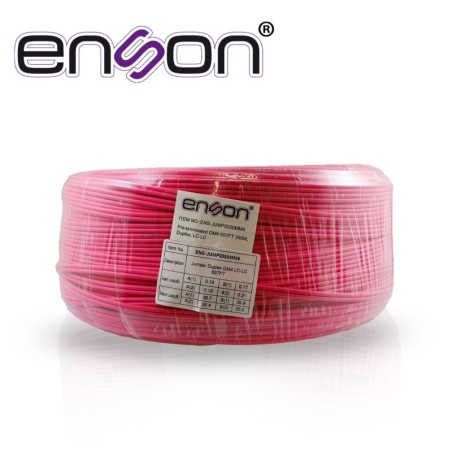 Fibra optica enson ens-jump2000mm4 de 200 metros multimodo om4 armada