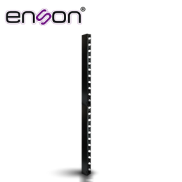 Organizador vertical enson ens-vm25u para rack de 25ur con ventanas de