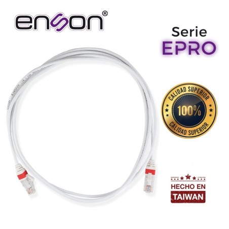 Patchcord rj45 enson epro-6pc210-wh de 210cm cat6 color blanco ultrade