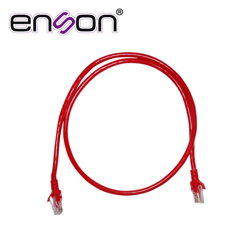 Patchcord utp cat6 enson p6p03 serie pro-ii calibre 24 awg de 90 cm fo