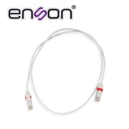 Patchcord utp cat6a enson p6a009wh forro pvc blanco 4 pares calibre co