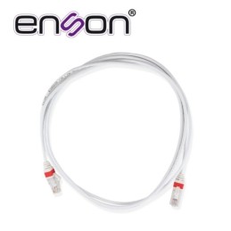 Patchcord utp cat6a enson p6a021wh forro pvc blanco 4 pares calibre co