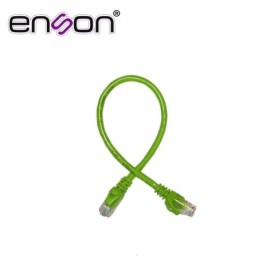 Patchcord utp enson p6003e cat6 30cm verde serie epro 100-ii 100 por c