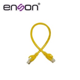 Patchcord utp enson p6003y cat6 30cm amarillo serie epro 100-ii 100 po