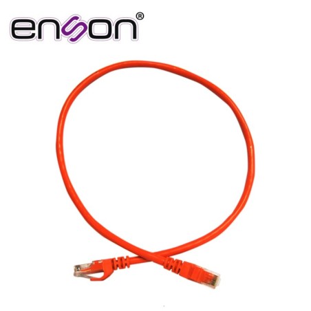 Patchcord utp enson p6006o cat6 60cm naranja serie epro 100-ii 100 por