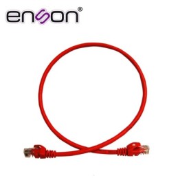 Patchcord utp enson p6006r cat6 60cm rojo serie epro 100-ii 100 por ci