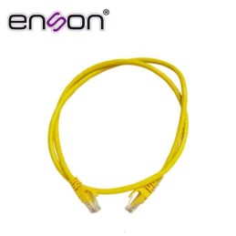 Patchcord utp enson p6009y cat6 90cm amarillo serie epro 100-ii 100 po