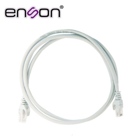 Patchcord utp enson p6012g cat6 120cm gris serie epro 100-ii 100 por c