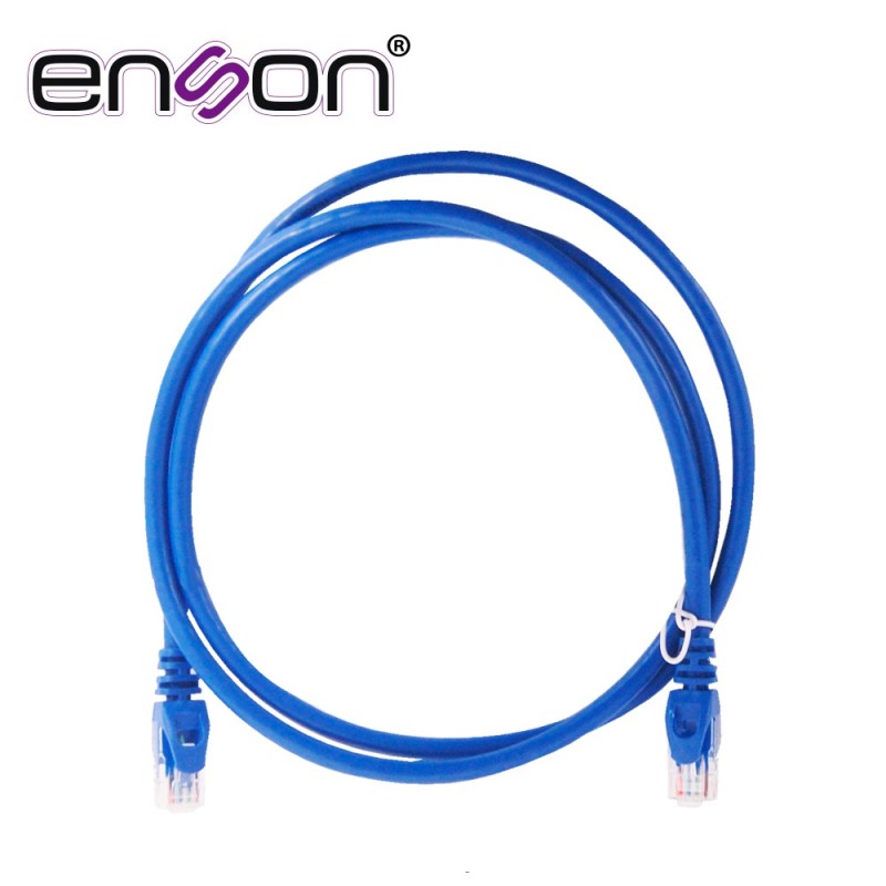 Patchcord utp enson p6012l cat6 120cm azul serie epro 100-ii 100 por c