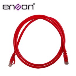 Patchcord utp enson p6012r cat6 120cm rojo serie epro 100-ii 100 por c