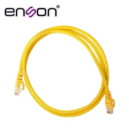 Patchcord utp enson p6012y cat6 120cm amarillo serie epro 100-ii 100 p