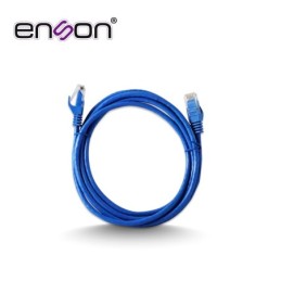 Patchcord utp enson p6a009 cat6a 90cm azul serie epro 100-ii 100 por c