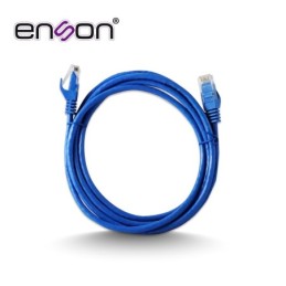 Patchcord utp enson p6a021l cat6a 210cm azul serie epro 100-ii 100 por