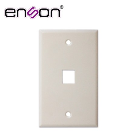 Placa de pared (faceplate) universal ens-fp61 enson 1 puerto estilo ke