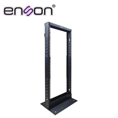 Rack vertical enson ens-rack248 de 25ur dos postes empotrable ideal pa