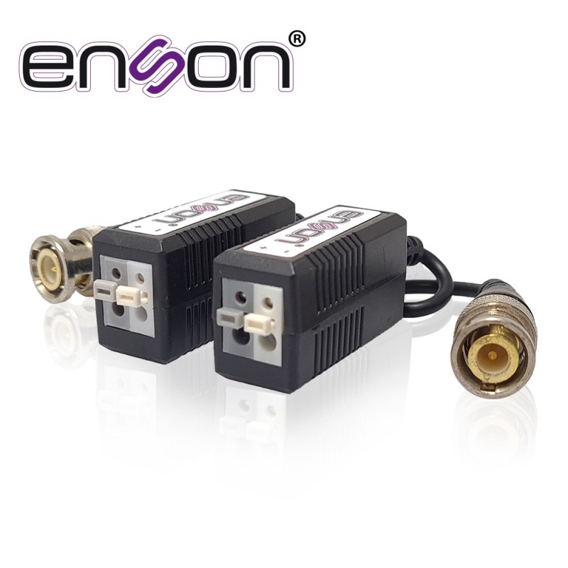 Transceptores hd 2mp enson ens-vt100 ahd/tvi/cvi push-in con conector,