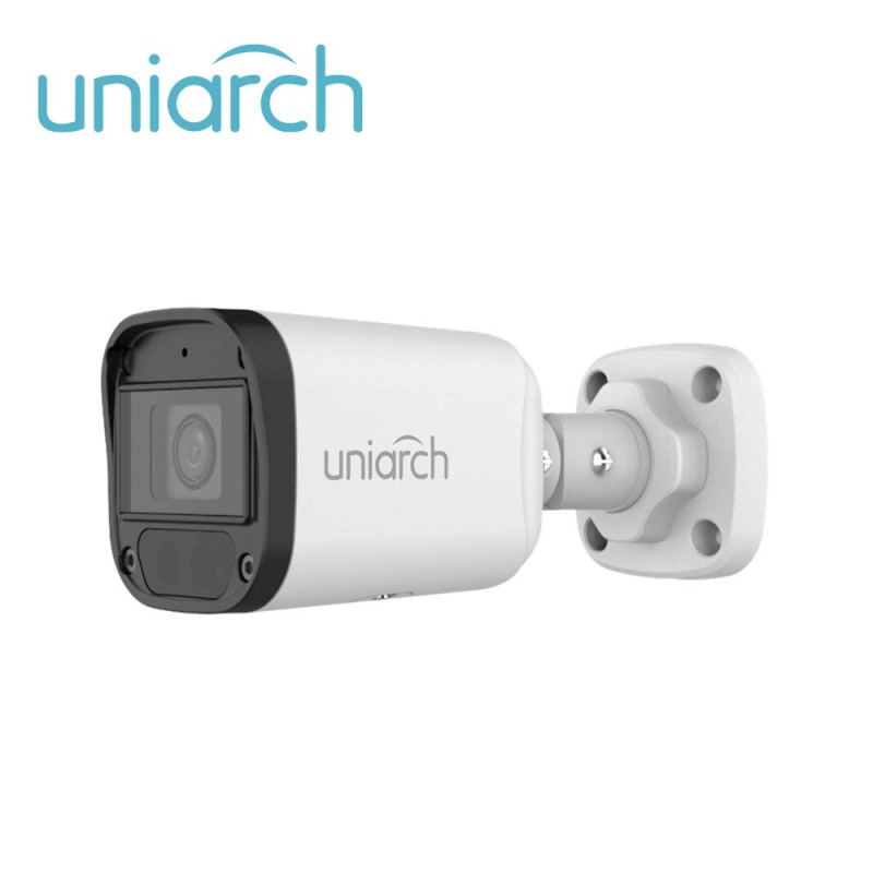 Camara ip bullet uniarch ipc-b122-apf28k 1080p / 2mp / ultra 265 / len