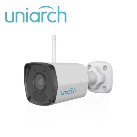 Camara ip bullet wifi uniarch uho-b1r-m2f3 / 2mp / ultra265 / 12 vcd /