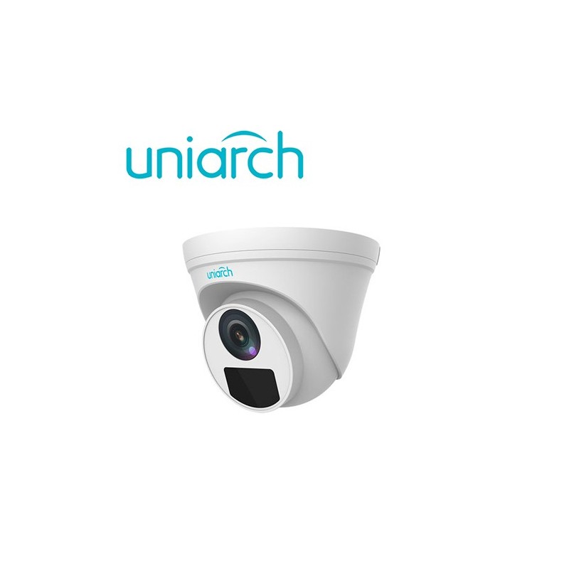 Camara ip domo uniarch turret ipc-t125-apf28 / 5mp / ultra265 / lente