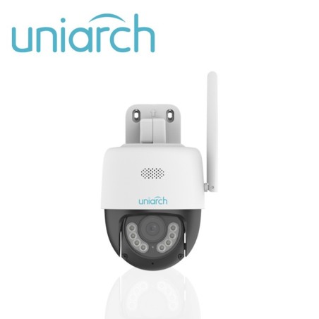 Camara ip mini pt wifi uniarch uho-p1a-m3f4d / 3mp / ultra 265 / dc 12