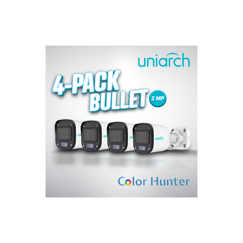 4-pack bullet 2mp colorhunter