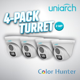 4-pack turret 2mp colorhunter