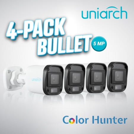 4-pack bullet 5mp colorhunter