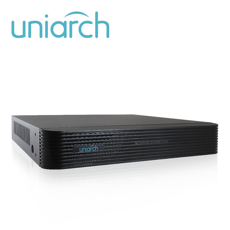 Nvr uniarch nvr-104e2-p4 / 4 canales / 4 canales poe  capacidad 1 disc